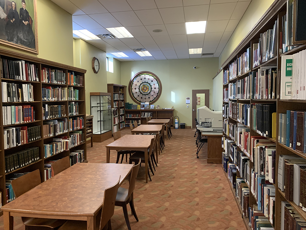 Interior of the Cummins Local History Room at Hamilton