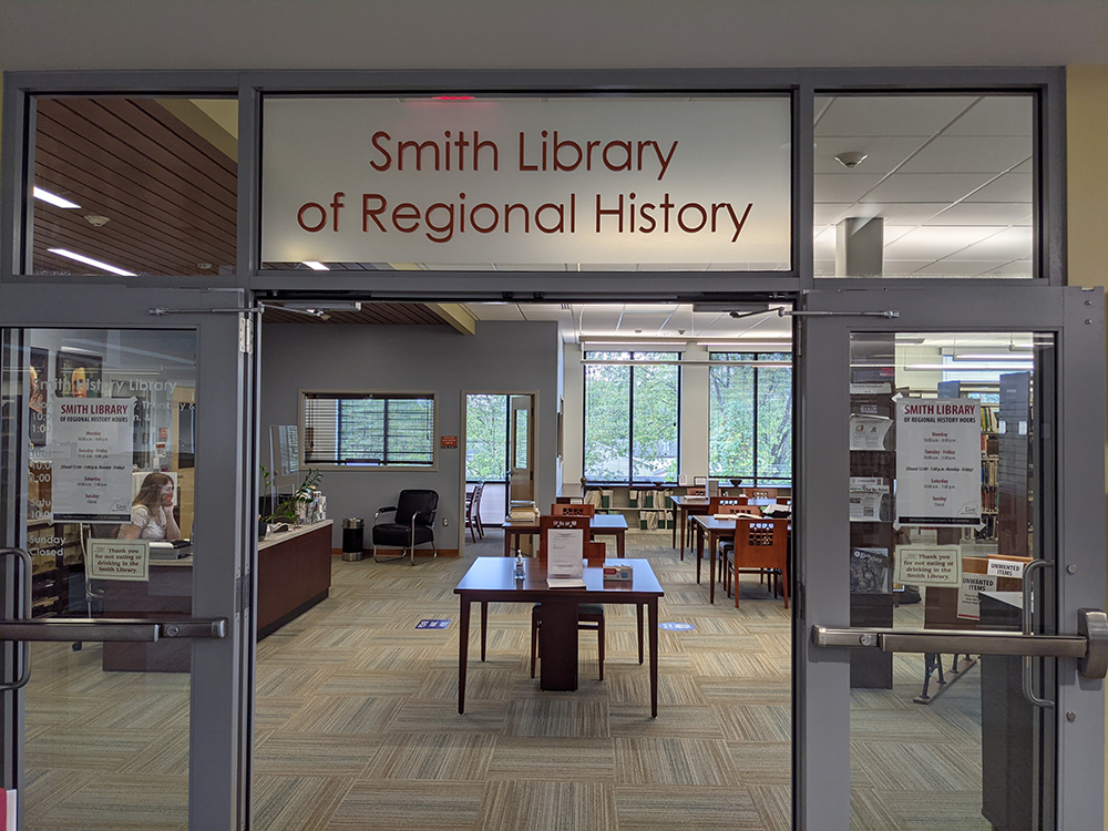 Smith Library of Regional History entrance