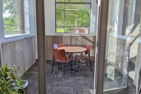 Picture of clock tower study room