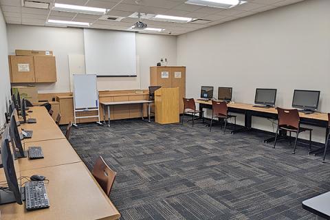 Picture of computer lab