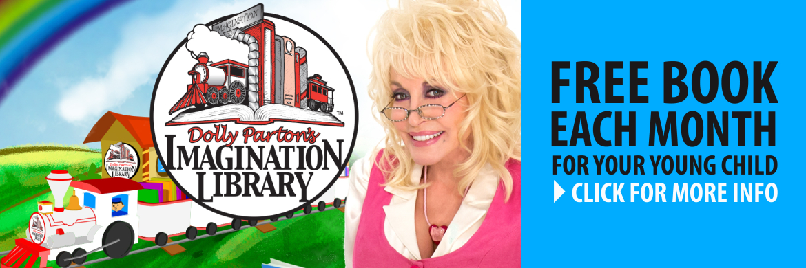 Dolly Parton Imagination Library Banner