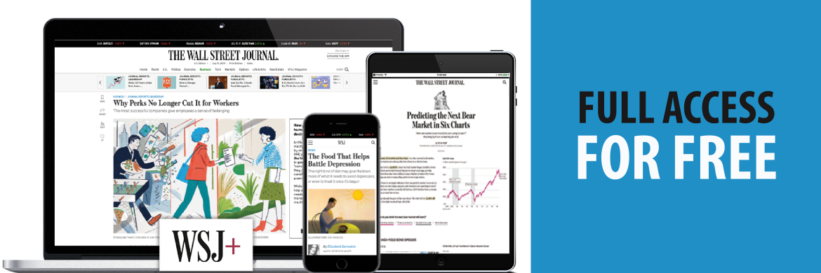 Wall Street Journal Banner